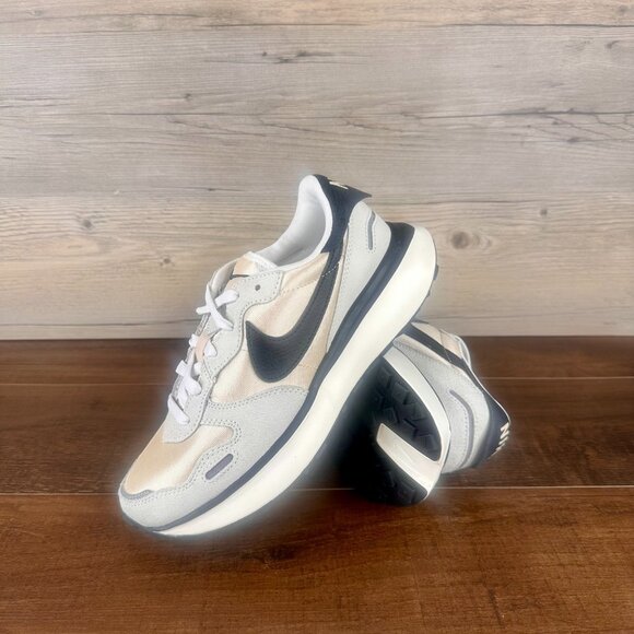 Nike Phoenix Waffle Womens Size 9 Summit White Sanddrift Sail Black FD2196 100 - Picture 1 of 9